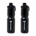 Rotates 2 PACKS 650ml Insulated Water Bottle, 22 oz Stainless Steel, Double Wall Vacuum Flask for Hot & Cold Drinks, BPA-Free, Leak-proof, for Biking, Cycling, MTB, Sports