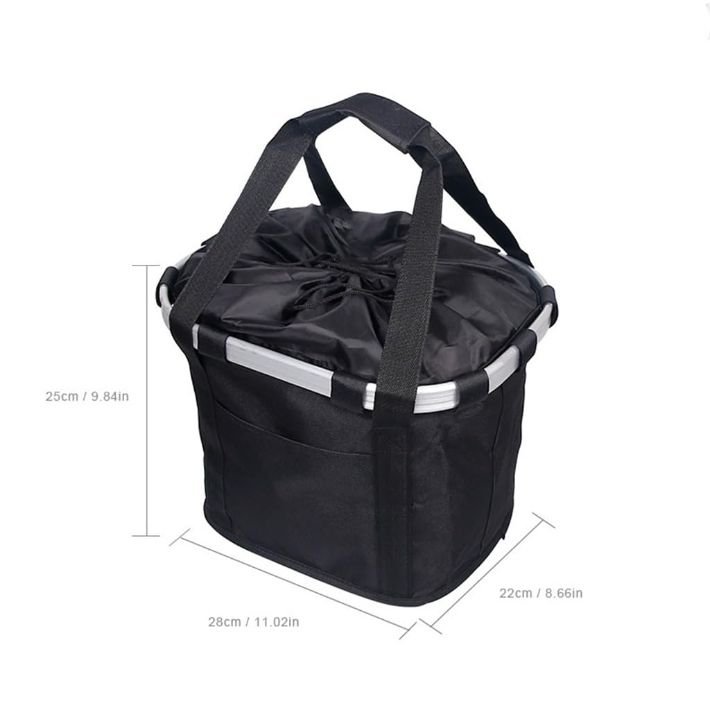 FRTHLK Bicycle Basket Handlebar Frame Riding Luggage Bag Before 3.0 Kg Load