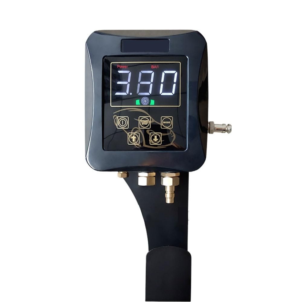 AMNOUR 220V 40W Fully Automatic wall-Mounted tire inflator LED Digital Display Portable air Compressor tire Inflation Tool car Pump