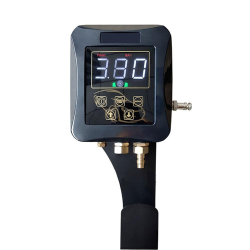 AMNOUR 220V 40W Fully Automatic wall-Mounted tire inflator LED Digital Display Portable air Compressor tire Inflation Tool car Pump