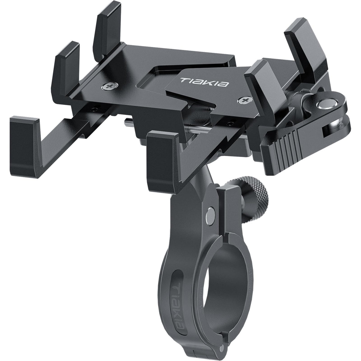 Tiakia Bike Phone Mount Holder, 360° Rotation for 4.5-7 Inch Phones