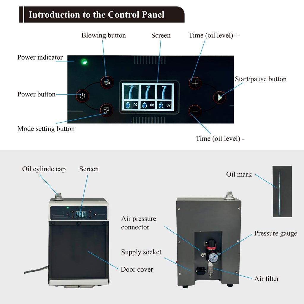 Handpiece Cleaning and Lubricating Machine Intelligent Lubricating Oil Washing