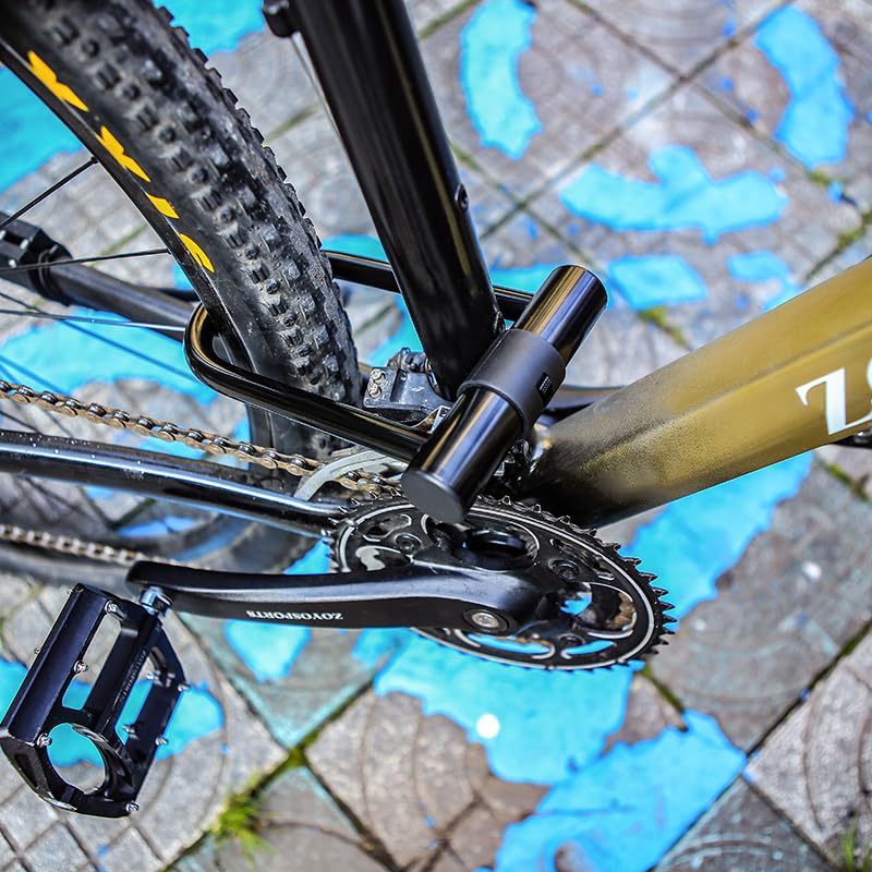 Alloy Steel Keyed U-Shaped Anti-Theft Lock for Road & Mountain Bikes