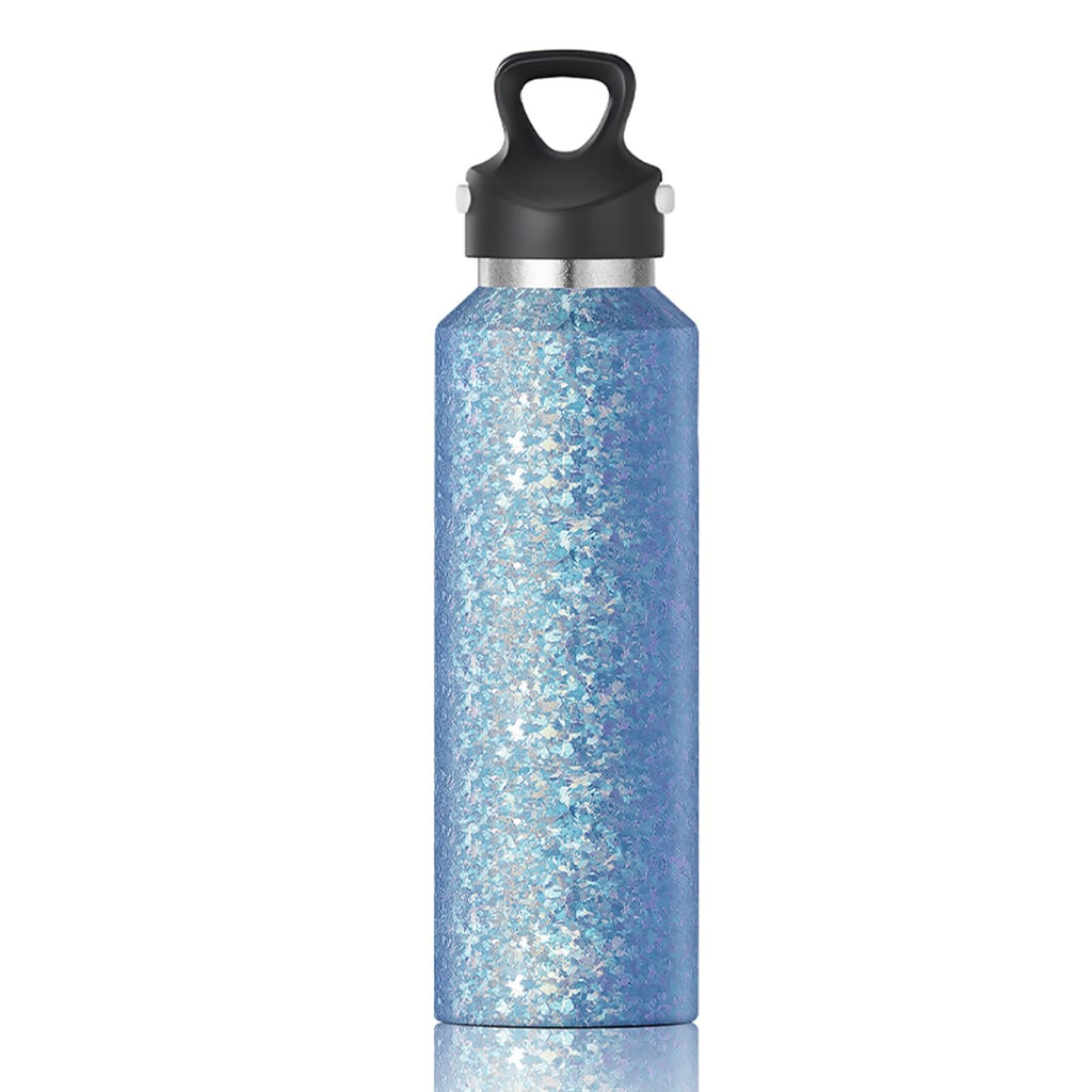 Titanium Sports Bottle - 600ml Sports Hydration Water Bottle, Pure Titanium Bottle | Leak Proof Travel Friendly Cycling Drinkware, Lightweight Camping Water Cup Can for Hiking, Camping, Travelling, Cy