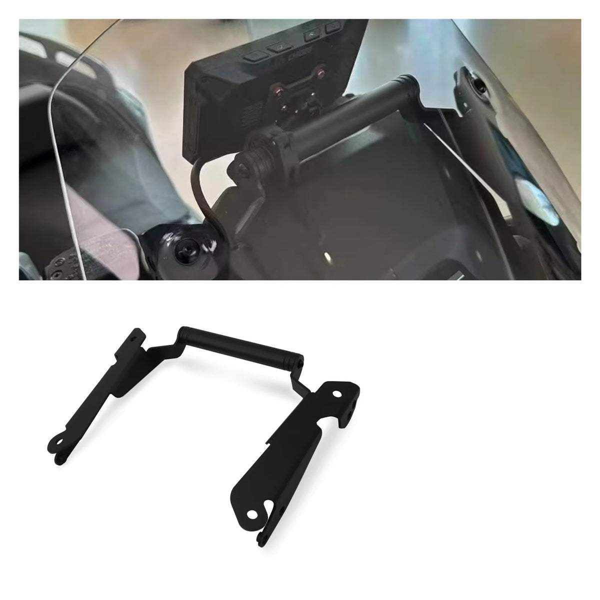 JXYFFS Motorcycle Phone Holder for T&MAX 560 for T-max for TECH for MAX 2025 Motorcycle Phone Holder Stand GPS Navigation Plate Mount Bracket Extension Phone Holder GPS Mount