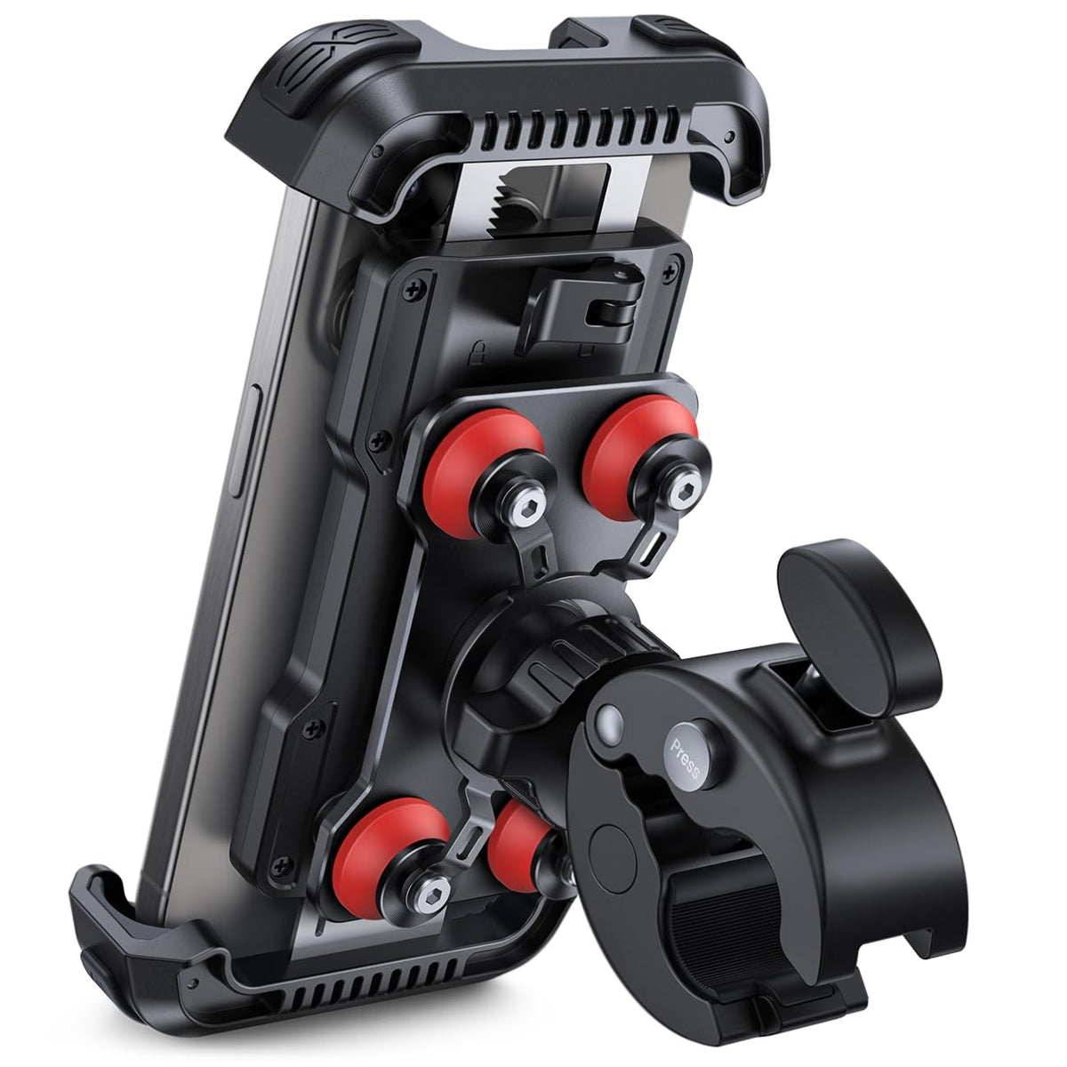Lamicall Motorcycle Phone Mount with Vibration Dampener for 4.7-6.8" Phones