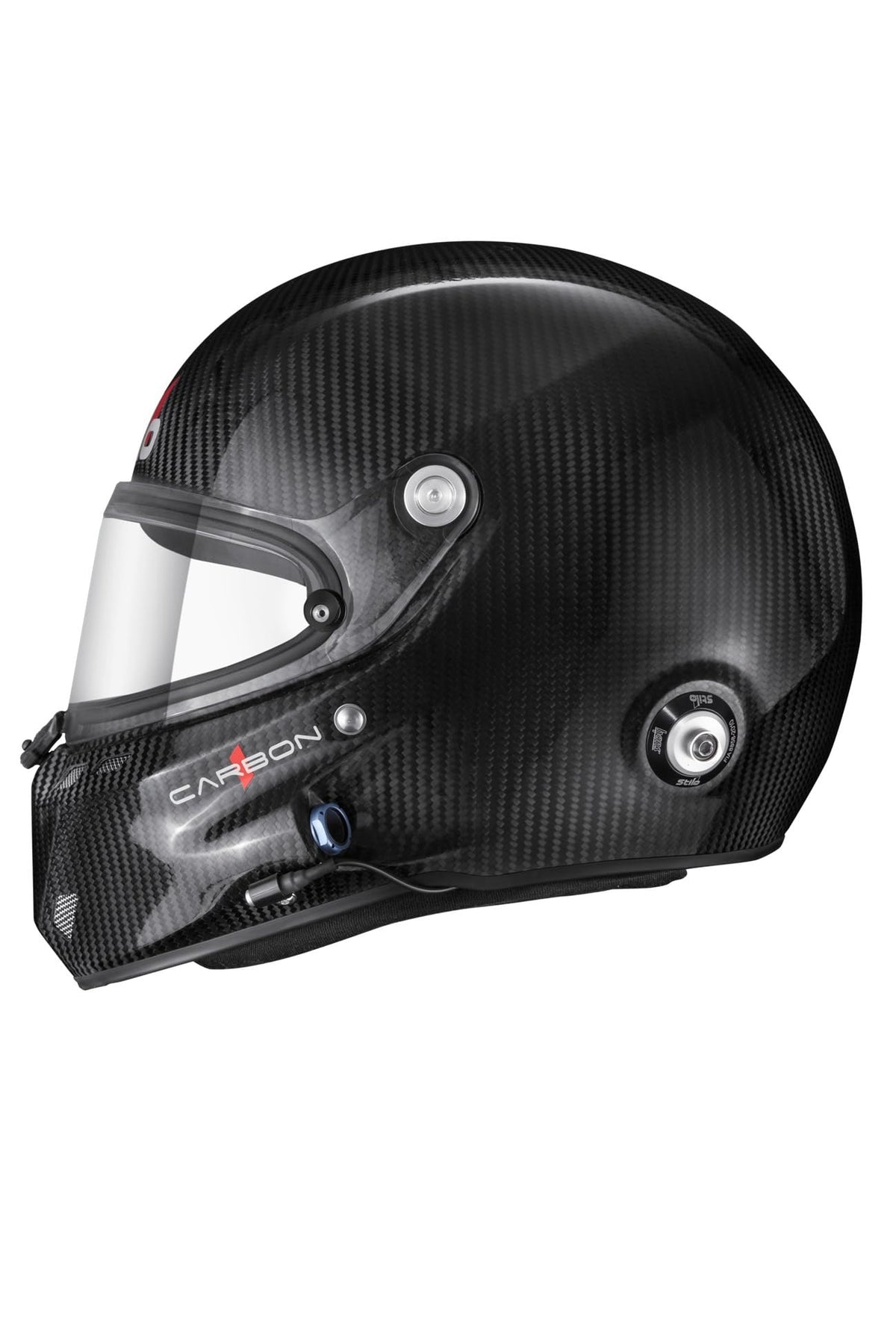 Stilo Helmet, ST6 GT, Full Face, Snell SA2025, Head and Neck Restraint Ready, Carbon Fiber, X-Large, Each