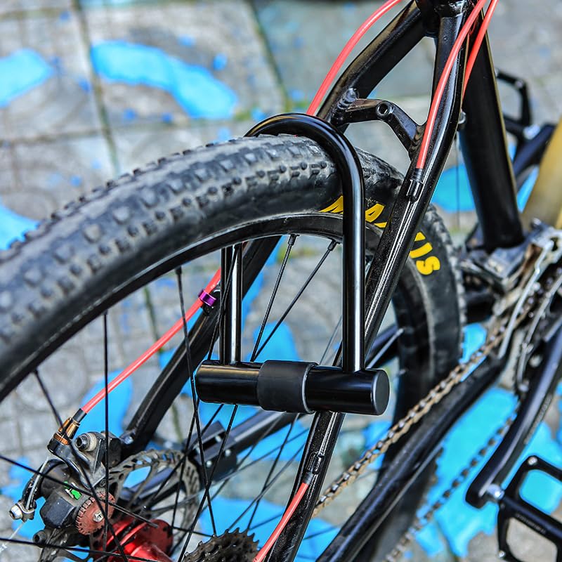 Alloy Steel Keyed U-Shaped Anti-Theft Lock for Road & Mountain Bikes