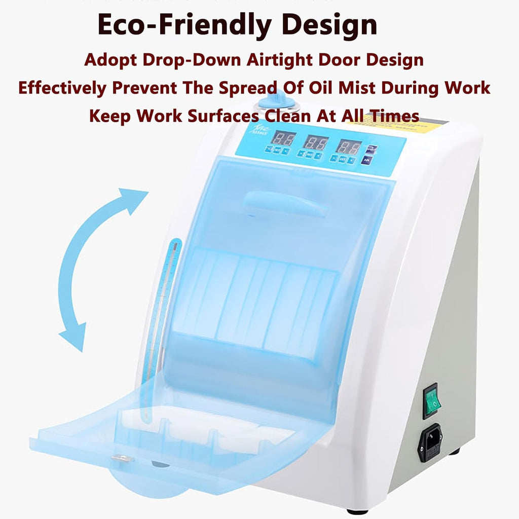 Dental Handpiece Lubrication, Oil System Handpiece Oiling Machine with 3 Cleaning Heads and Air Key, Individually Set Oiling Times, Working Pressure: 2.2kg/cm²-2.5kg/cm²
