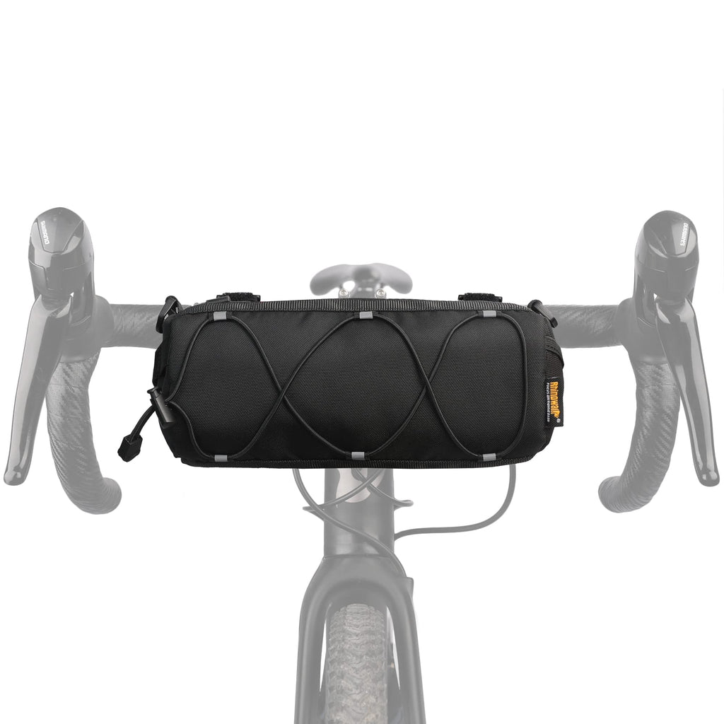 Rhinowalk Bike Handlebar Bag, Bicycle Front Bag Frame Storage Roll Bag Mountain Road Bikes Commuter Shoulder Bag Professional Cycling Accessories
