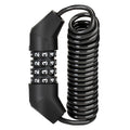 ROCKBROS Helmet Lock, Retractable 4 Digit Cable Lock for Bikes