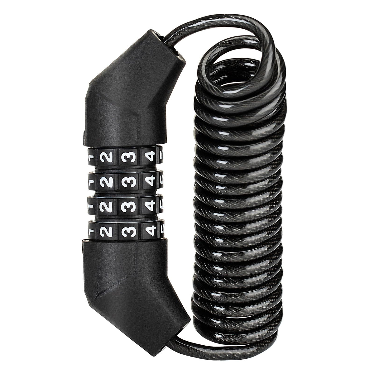 ROCKBROS Helmet Lock, Retractable 4 Digit Cable Lock for Bikes