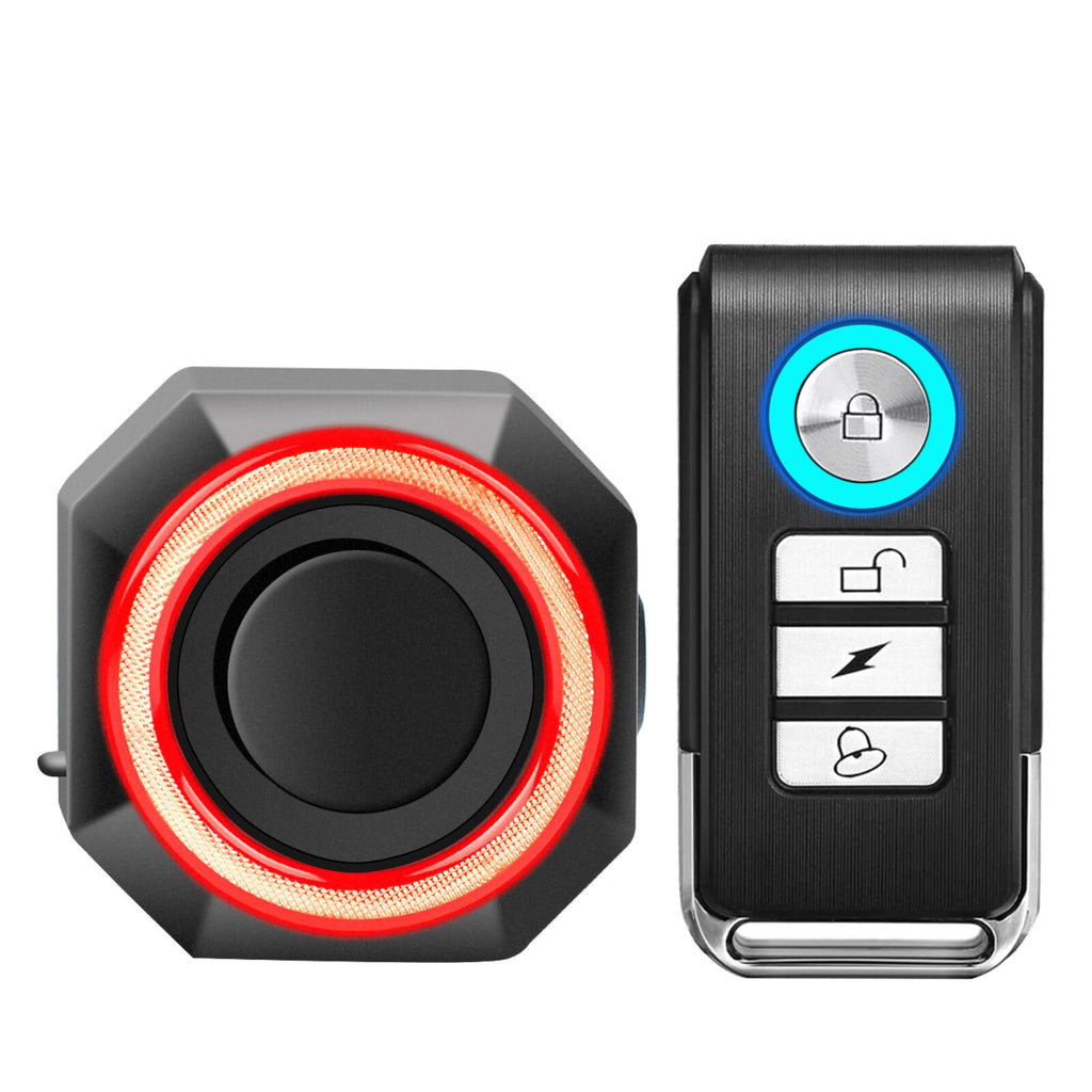 Nineleaf Bike Alarm with Tail Light, USB Rechargeable Bike Alarm with Remote,Anti-Theft EbikeTail Light, 7-Level Sensitivity, IP65 Waterproof, for Bicycles, Ebikes, Scooters(50PK