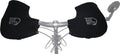 Bar Mitts Cold Weather Mountain/Commuter Bike Neoprene Handlebar Mittens, Single Bar End Opening, Small/Medium, Black