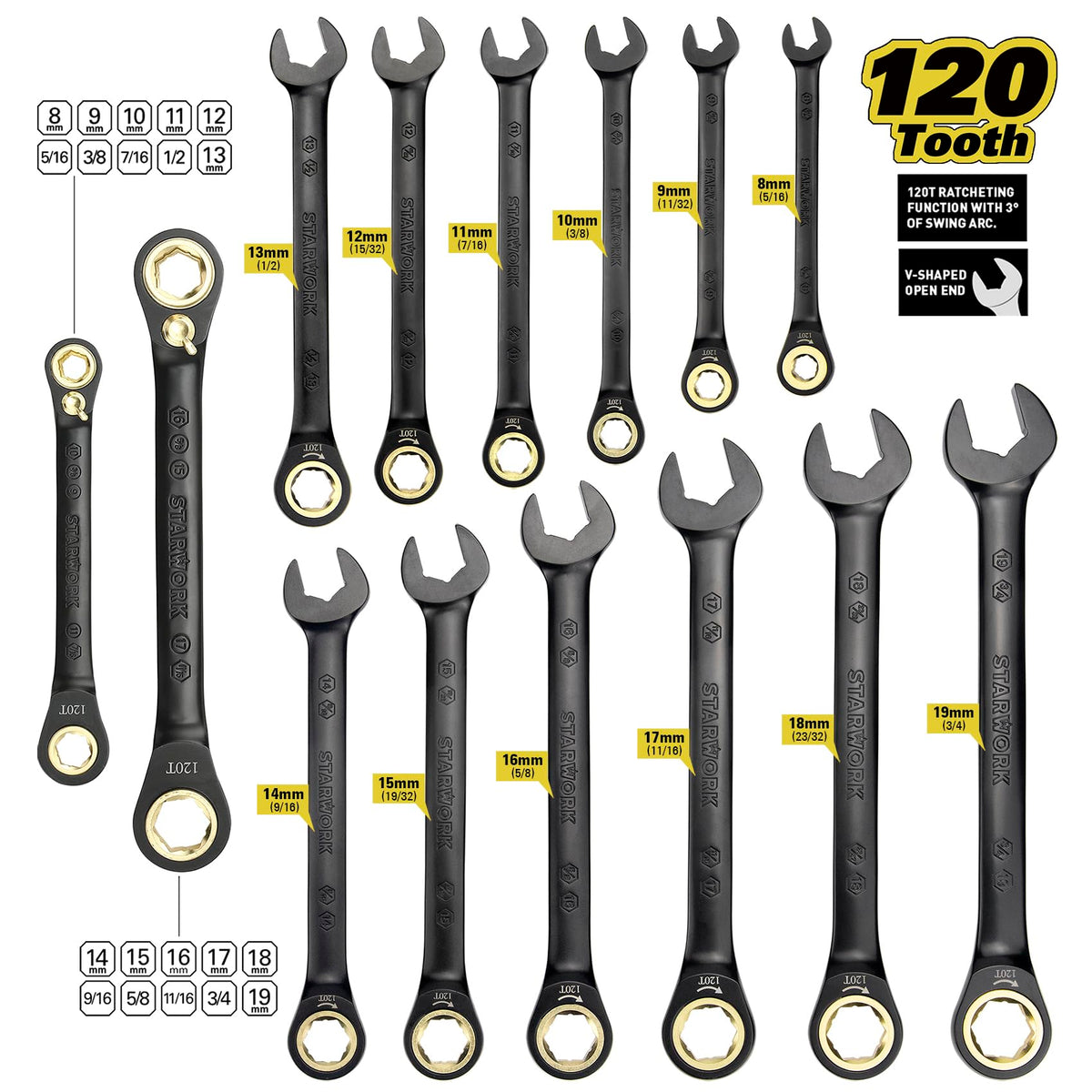 STARWORK TRUE MECHANIC Mechanics Tool Set