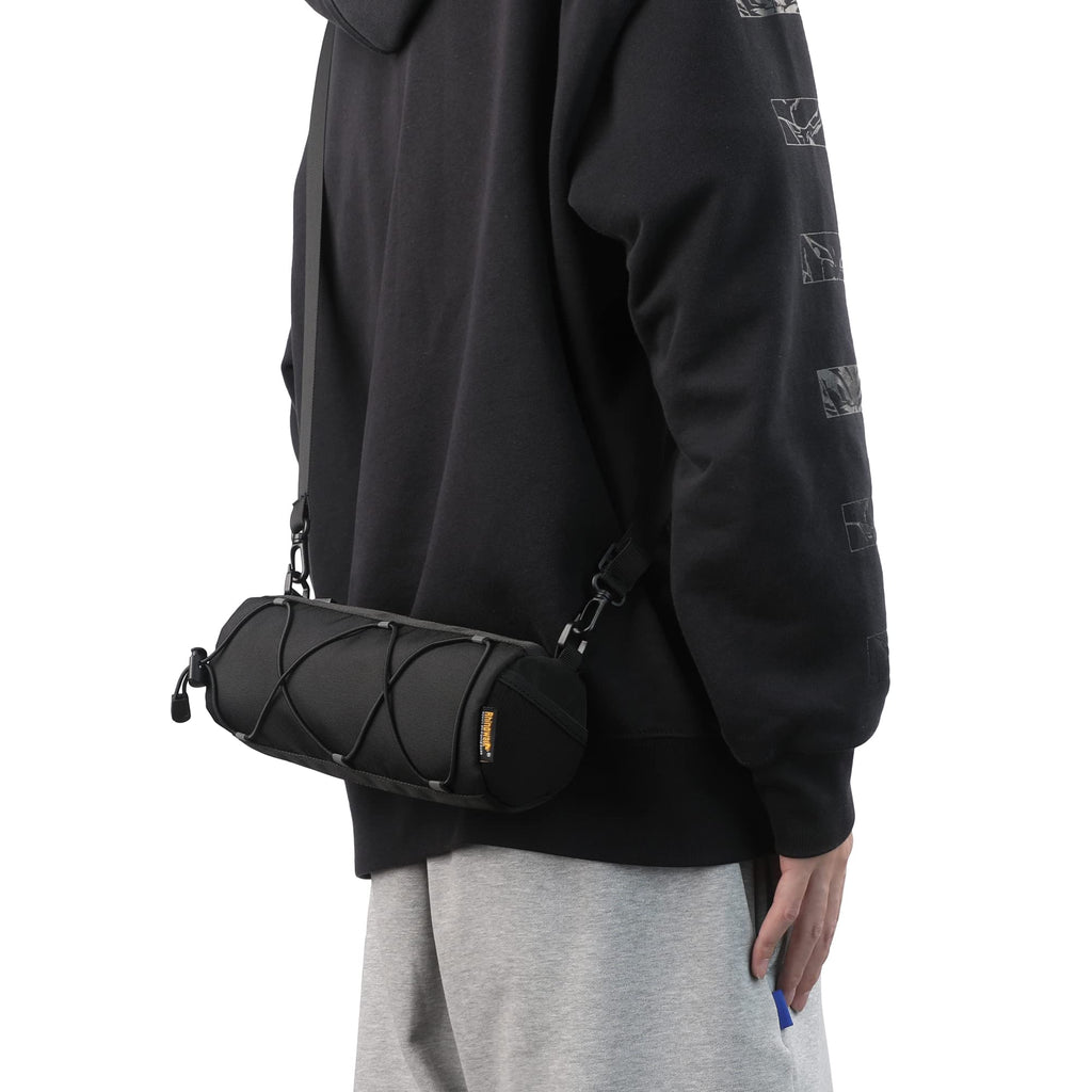 Rhinowalk Bike Handlebar Bag, Bicycle Front Bag Frame Storage Roll Bag Mountain Road Bikes Commuter Shoulder Bag Professional Cycling Accessories