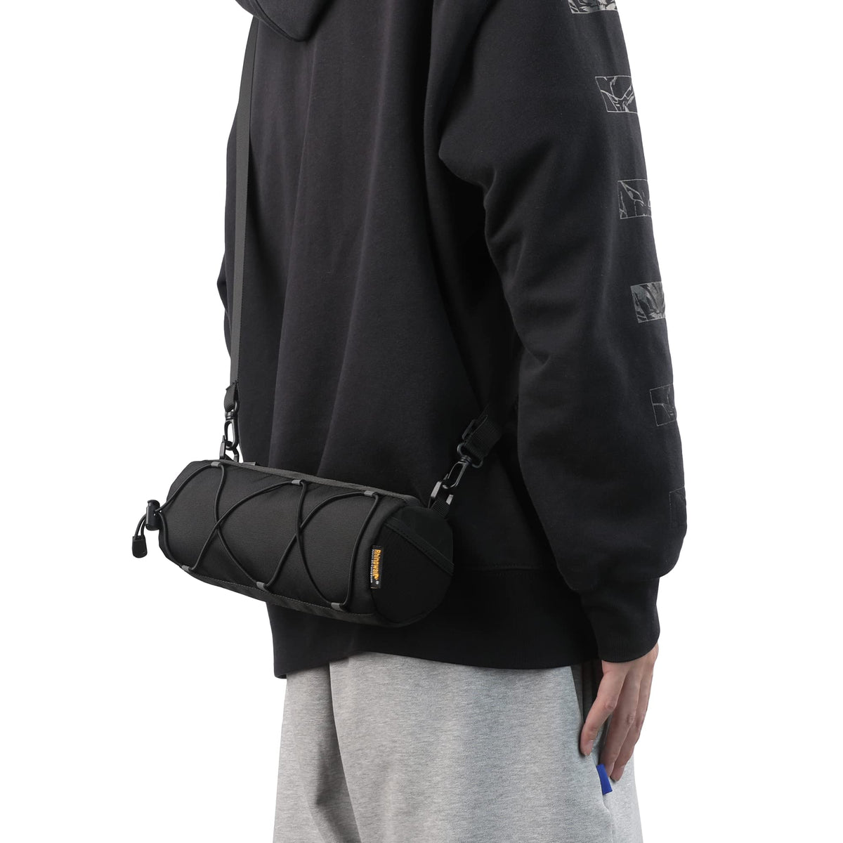 Rhinowalk Bike Handlebar Bag, Bicycle Front Bag Frame Storage Roll Bag Mountain Road Bikes Commuter Shoulder Bag Professional Cycling Accessories