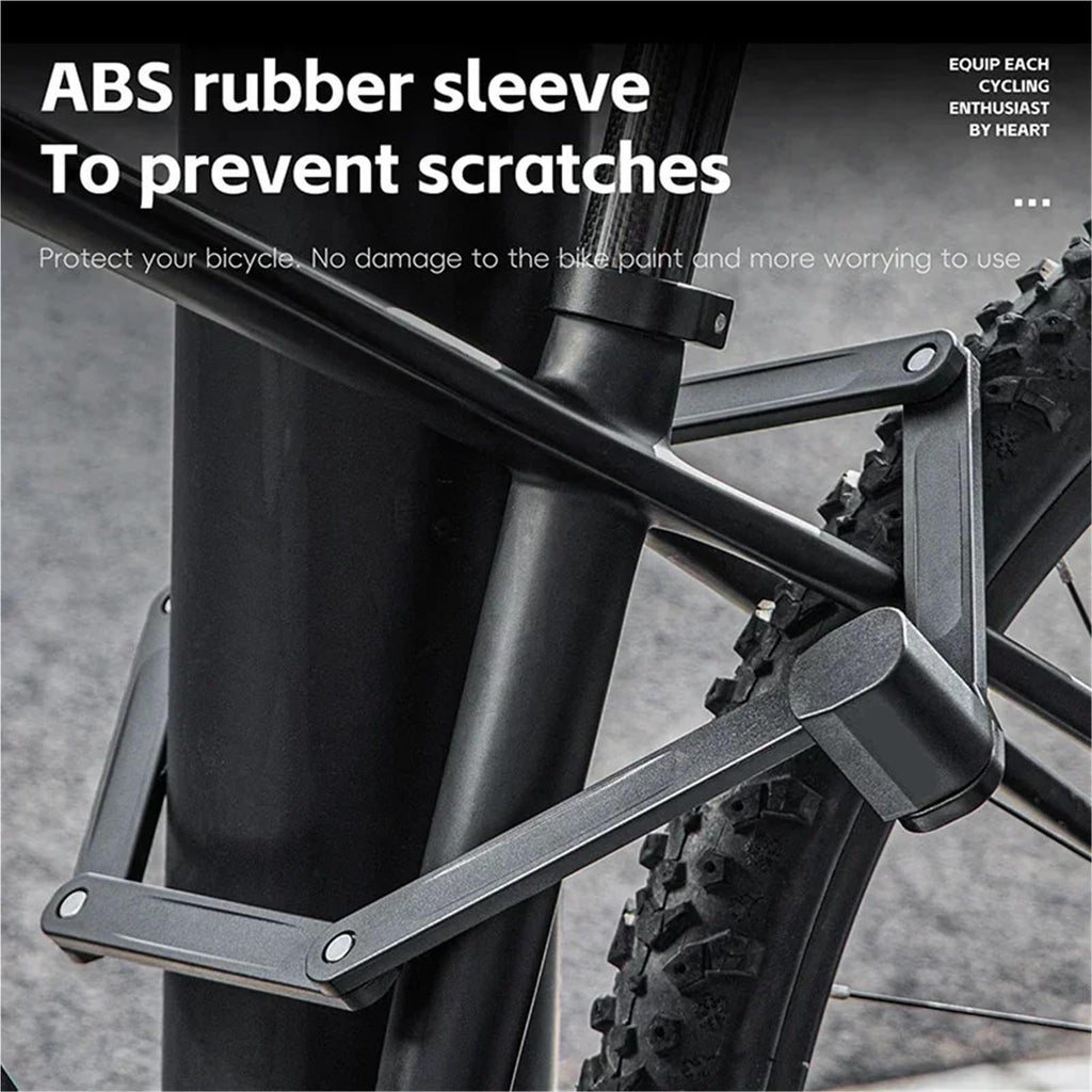 Master Lock, 5Pcs Bicycle Folding Lock 2 Keys 87cm High Security Alloy Steel Lock for MTB Road Bike E-Bike Anti-Theft Foldable Lock for Outdoor Equipment