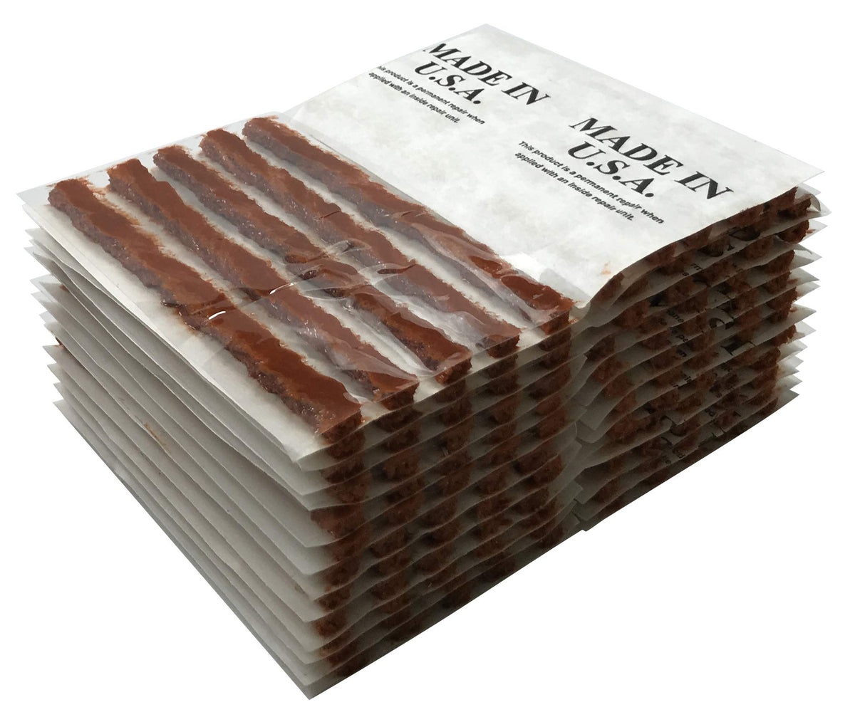Sherco-Auto Brown Tire Plug Repair Self Vulcanizing String Insert - 60 to 2500 Inserts - USA Made