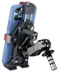 BRCOVAN Metal Anti-Theft Motorcycle Fork Stem Phone Mount Holder