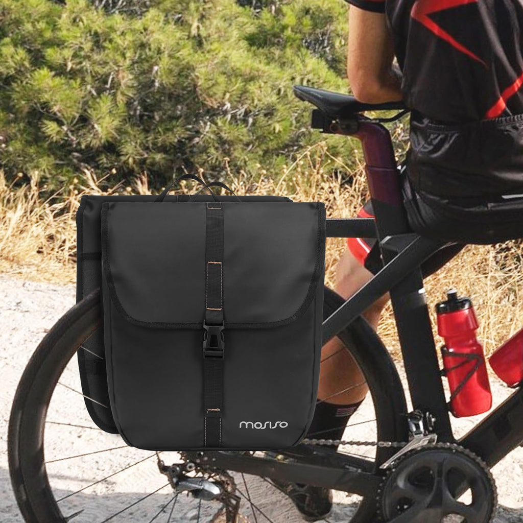 MOSISO 20L Bike Panniers, 2 Pack Waterproof Panniers Bike Bag