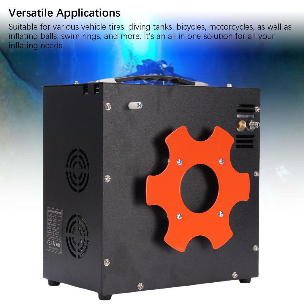 Mavaol 12V Car Air Compressor Efficient High Pressure Pump for Versatile Applications