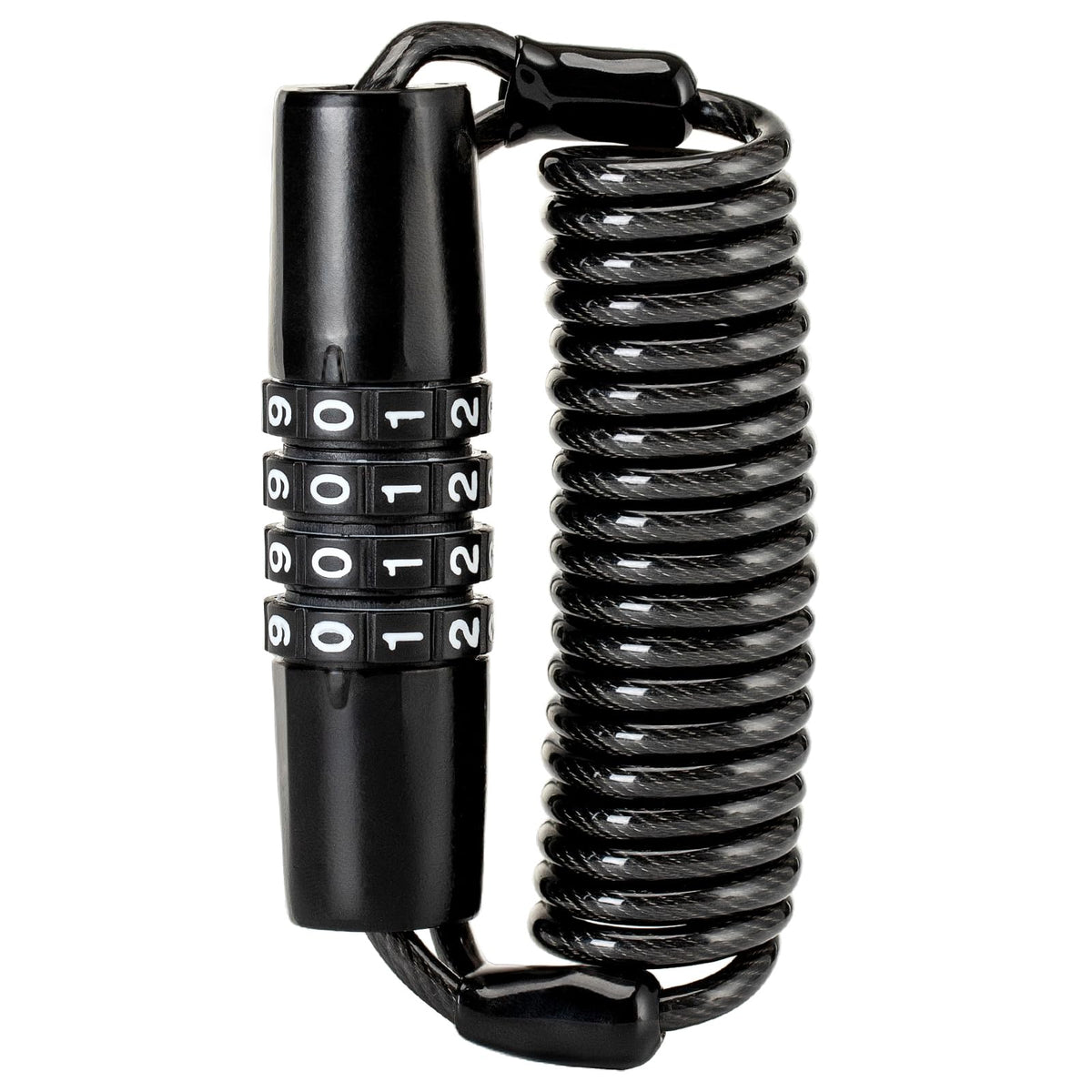 ROCKBROS Helmet Lock, Retractable 4 Digit Cable Lock for Bikes