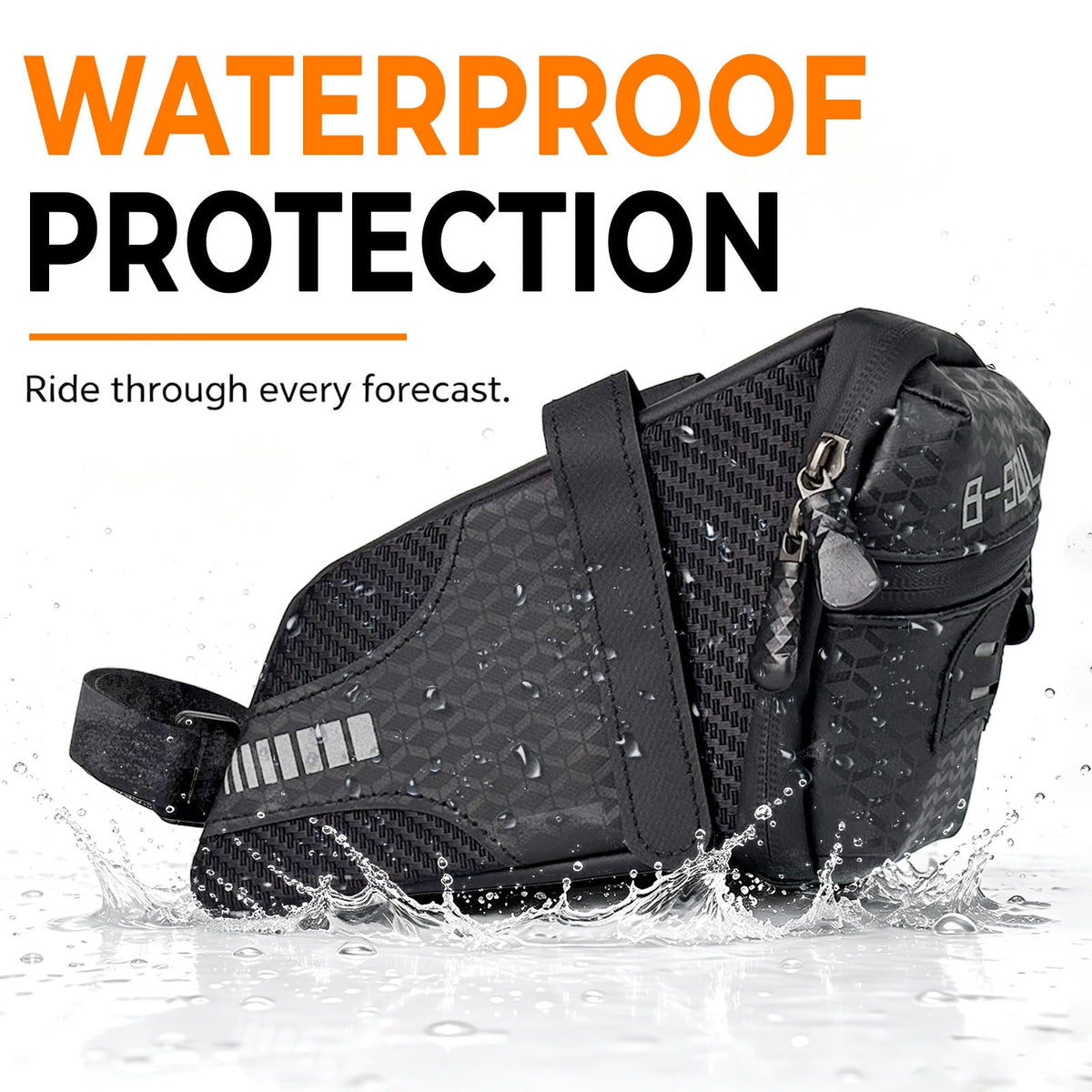 kragtrib Bike Saddle Bag Bicycle Bike Seat Bag 1.5L Waterproof