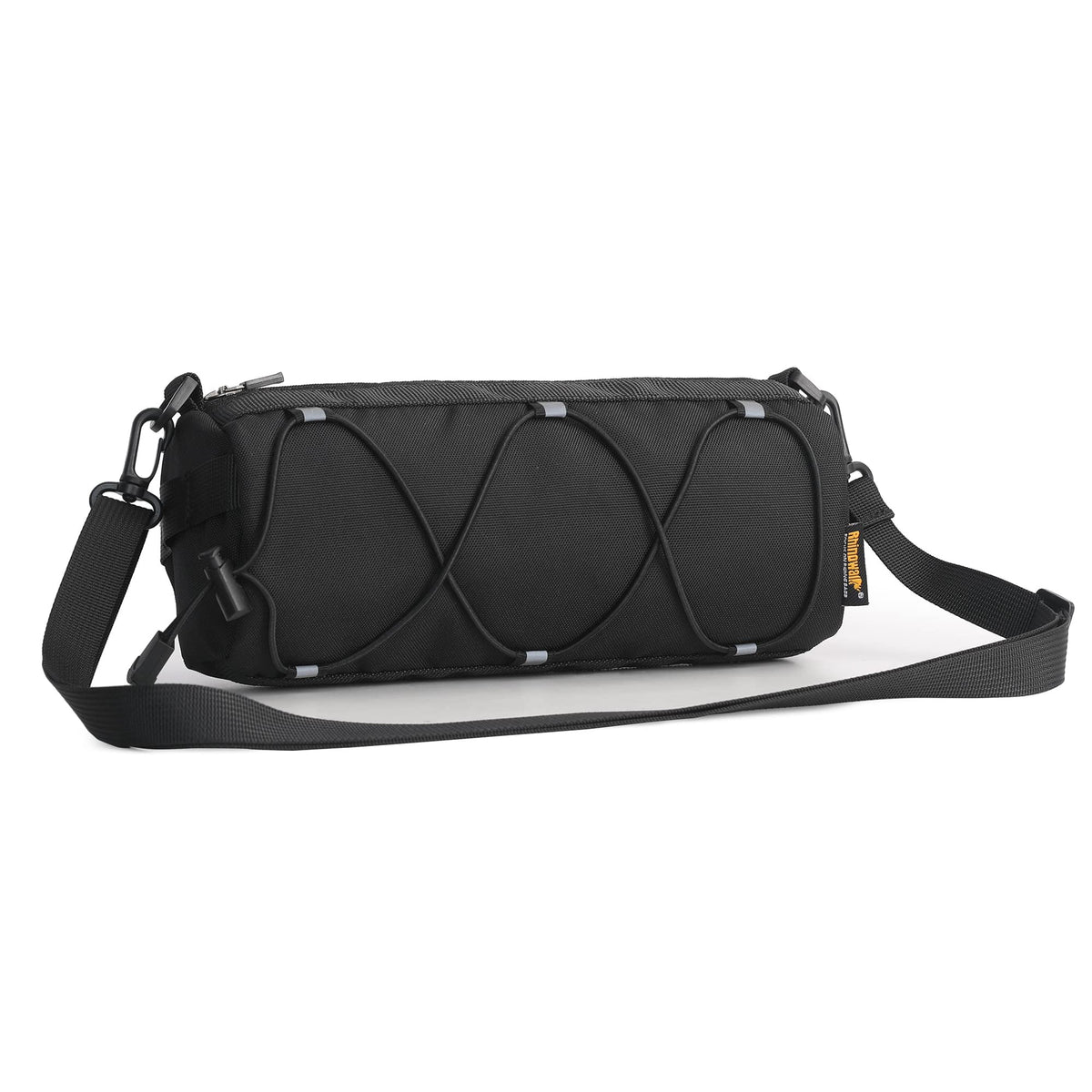 Rhinowalk Bike Handlebar Bag, Bicycle Front Bag Frame Storage Roll Bag Mountain Road Bikes Commuter Shoulder Bag Professional Cycling Accessories