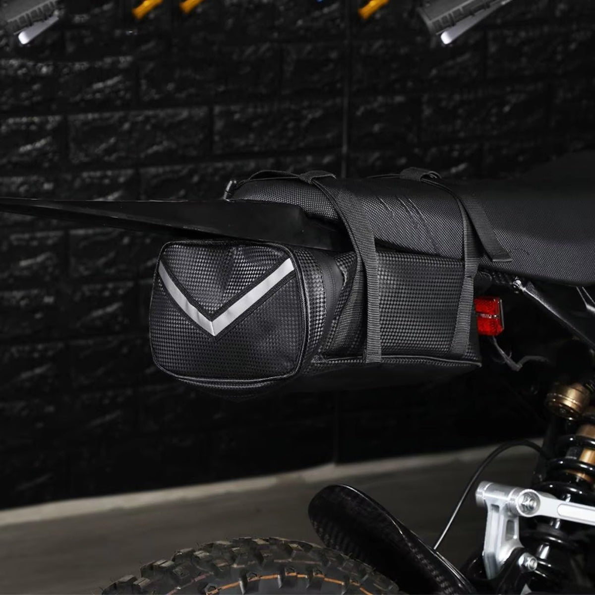 Motorcycle Tail Bag Backseat for SURRON Saddle Bag Handbag Waterproof Tail Bags Back for Seat Bags Shoulderbag Universal Accessories