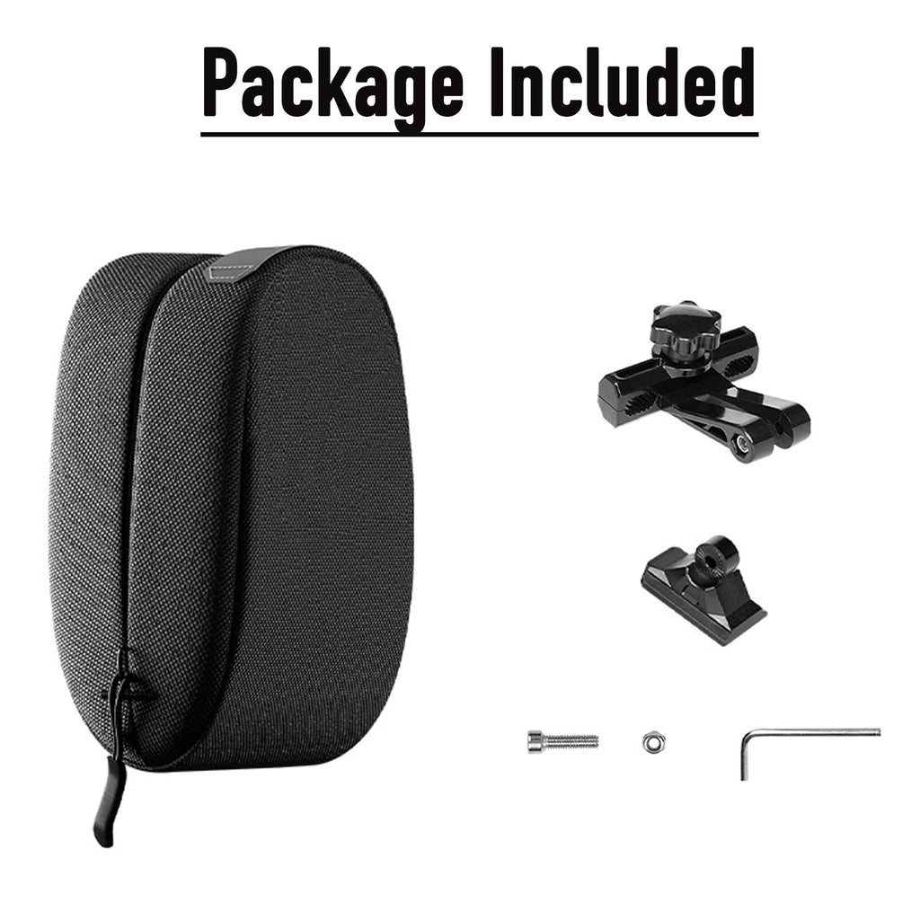 ENLEE Bike Saddle Bag, Adjustable Bicycle Seat Bag, Quick-release Tail Bag Cycling Seat Pack for Mountain Road Bikes