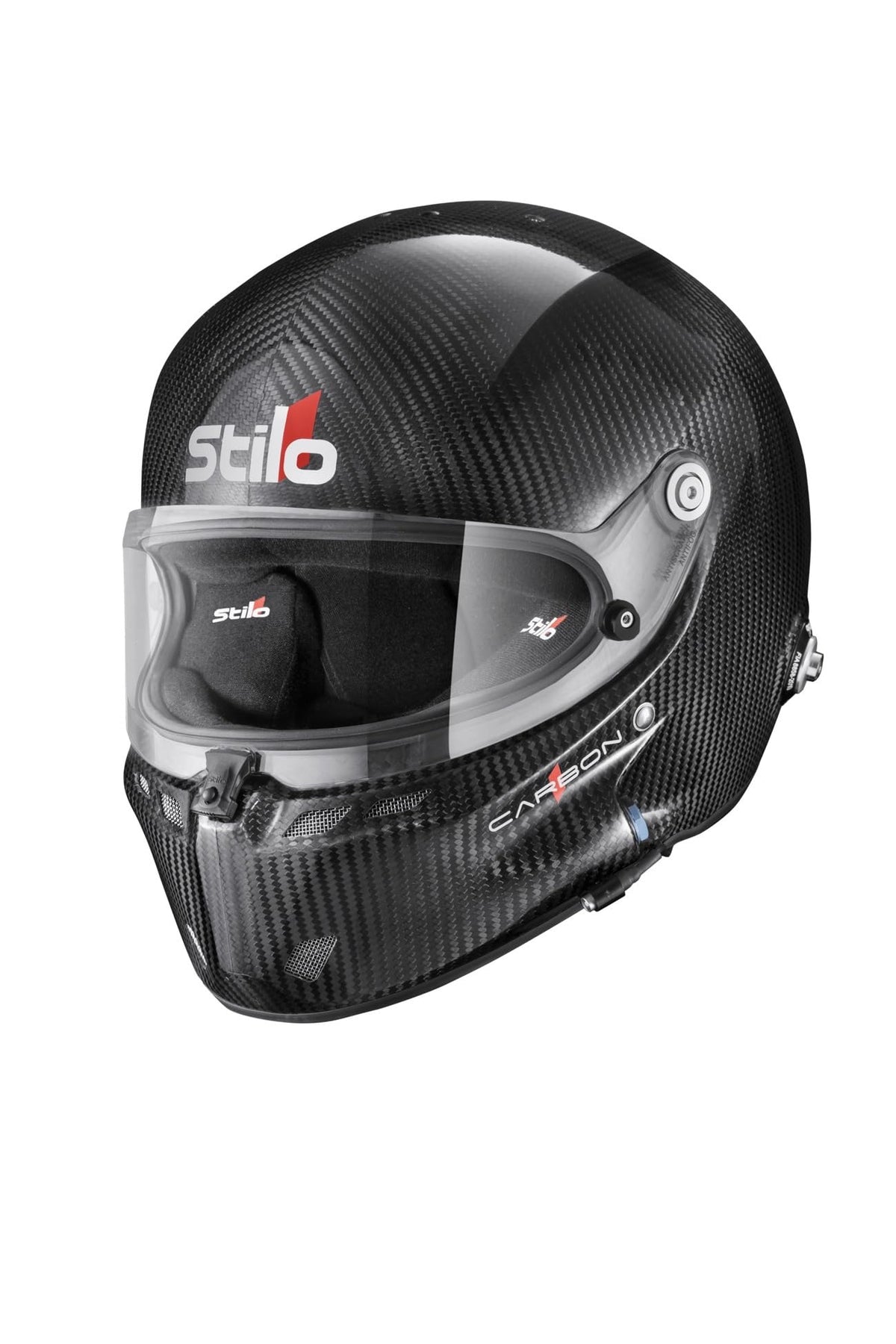 Stilo Helmet, ST6 GT, Full Face, Snell SA2025, Head and Neck Restraint Ready, Carbon Fiber, X-Large, Each