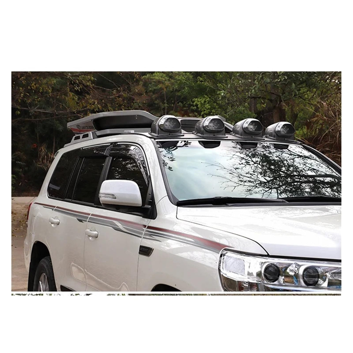 BVWBCR High Load Bearing Aluminum Car Luggage Roof Racks Compatible for Land Cruiser Fj Cruiser Roof Rack Custom