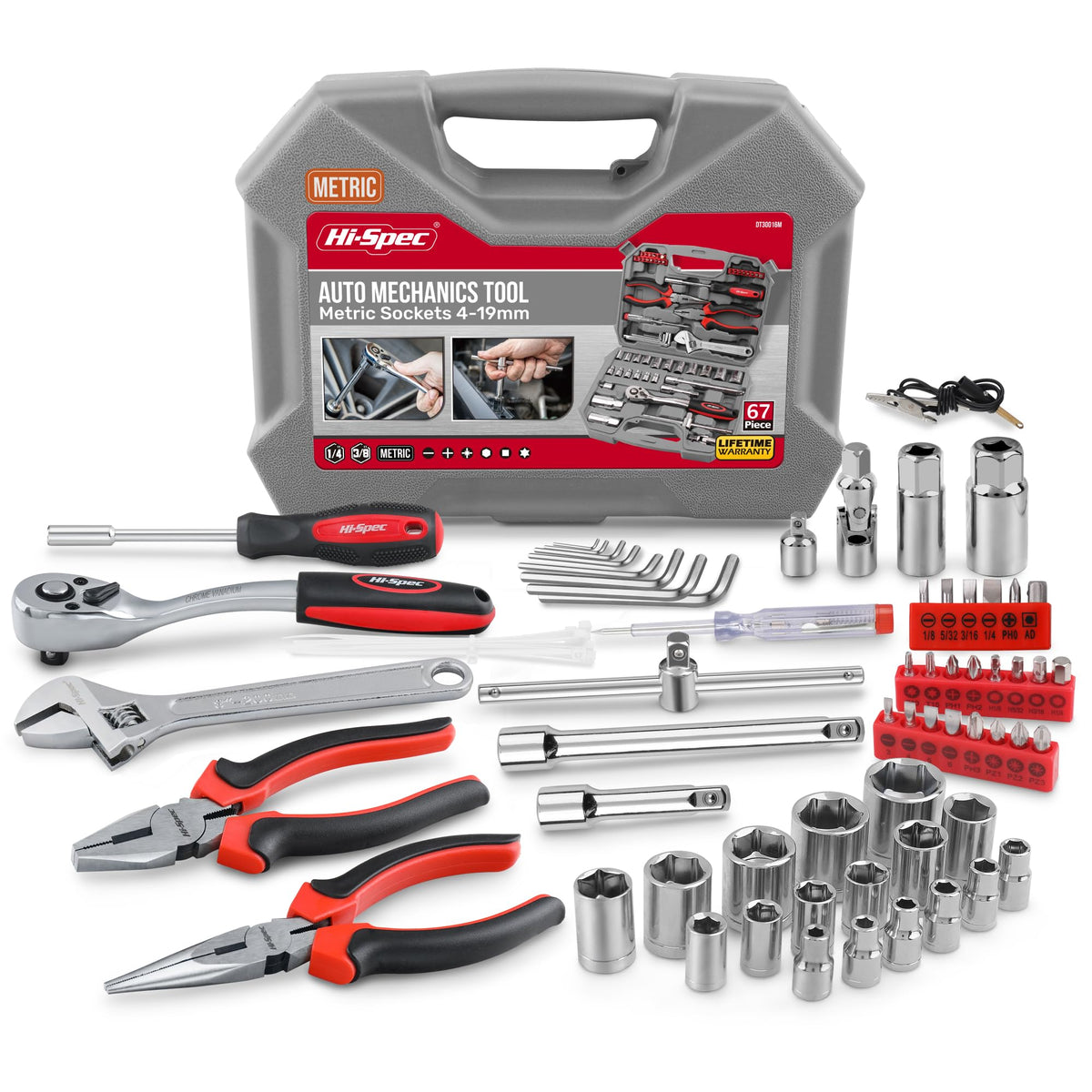 Hi-Spec Auto Mechanic Hand Tool Kit