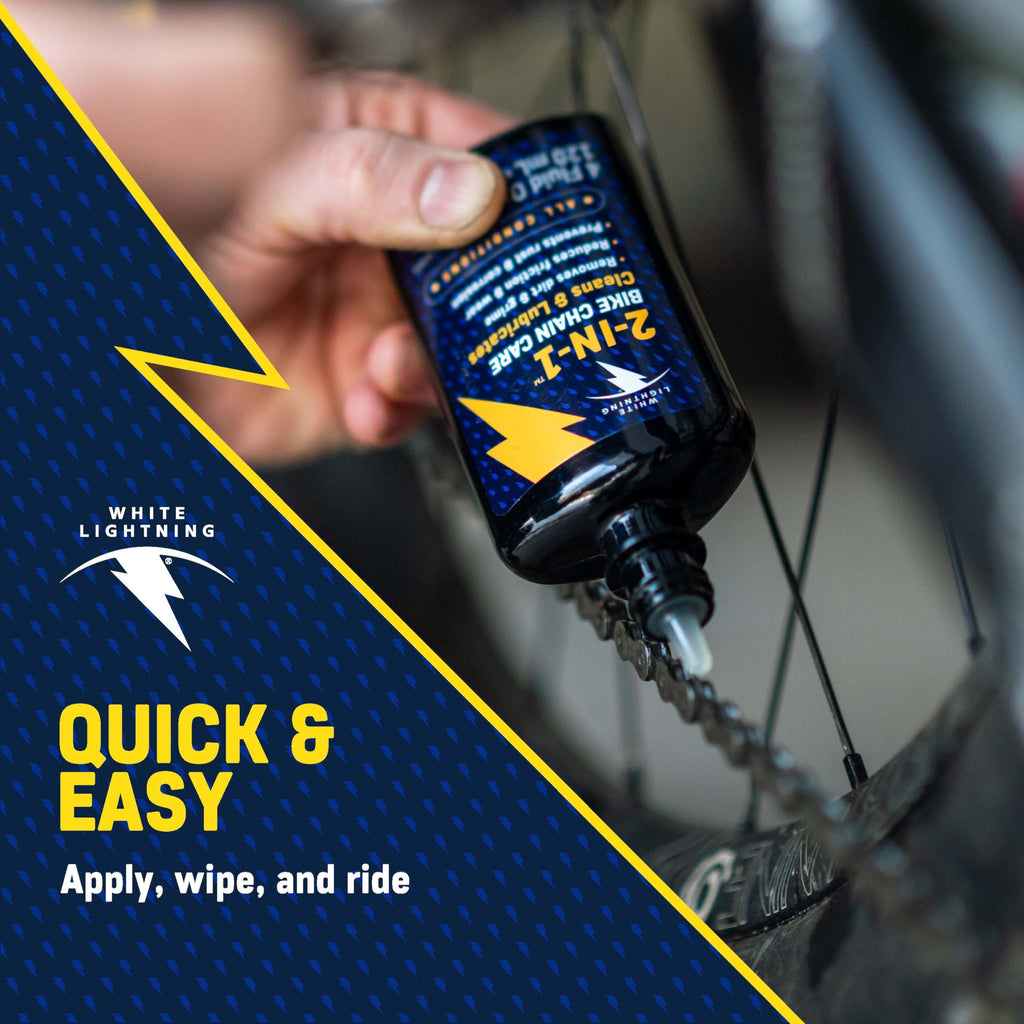 White Lightning 2-in-1 Bike Lubricant and Degreaser
