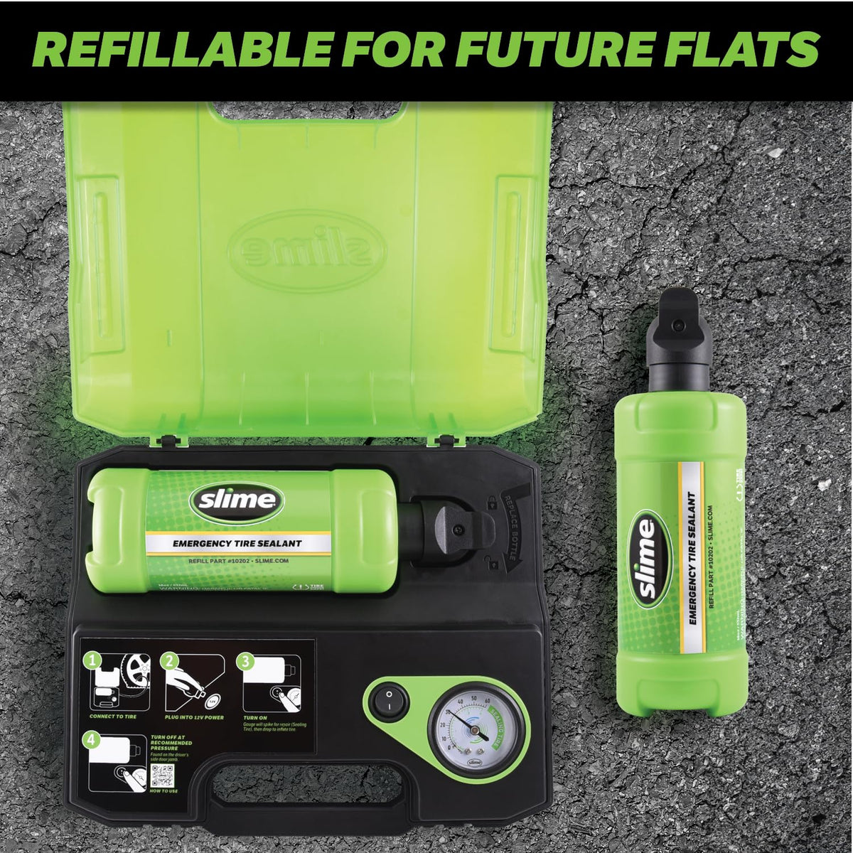 Slime 50158 Flat Tire Repair