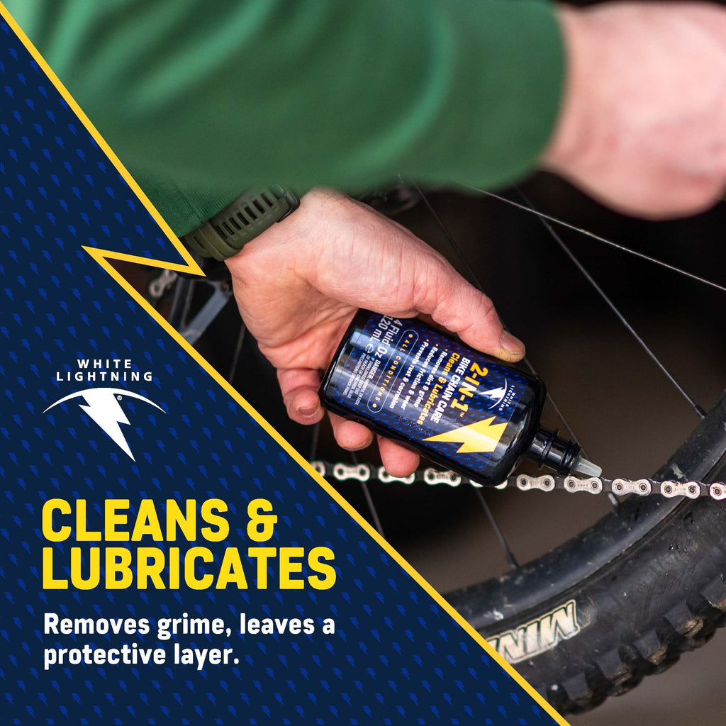 White Lightning 2-in-1 Bike Lubricant and Degreaser