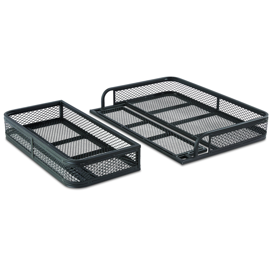 Guide Gear Universal ATV Front and Rear Cargo Basket Set, Luggage Carrier Racks, Heavy-Duty Steel Mesh, 2 Piece